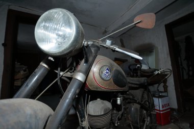 50s eski motosiklet yıl