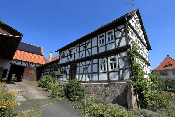 Casa de meia-madeira na Alemanha — Fotografia de Stock