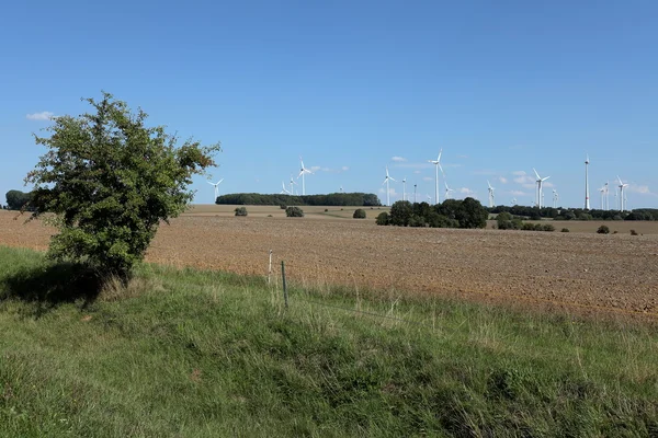 Windräder zur Stromerzeugung — Stockfoto