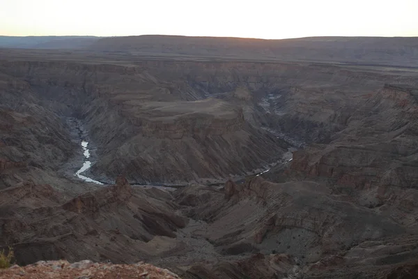 De Fish River Canyon in Namibië — Stockfoto