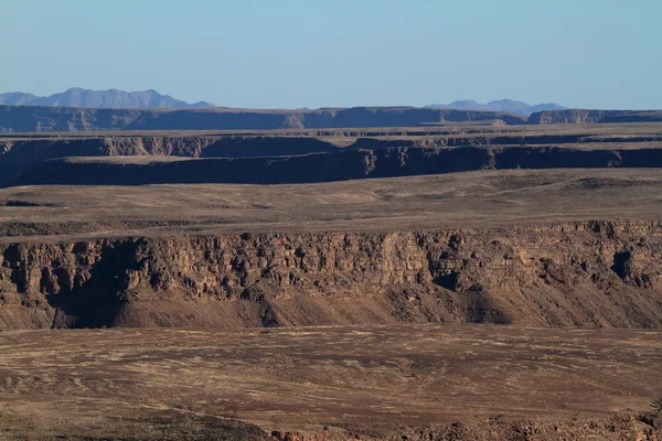 De Fish River Canyon in Namibië — Stockfoto