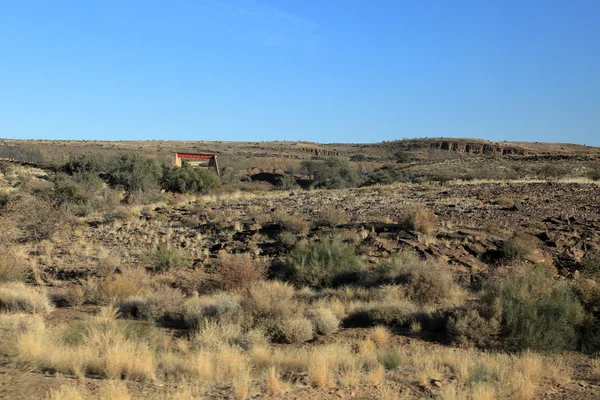 Savannah krajina v Namibii — Stock fotografie