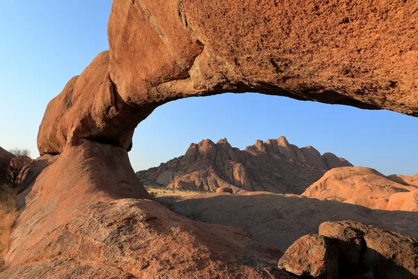 The rock arch bridge in Namibia — Stock Photo, Image