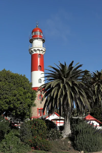 O farol de Swakopmund na Namíbia — Fotografia de Stock