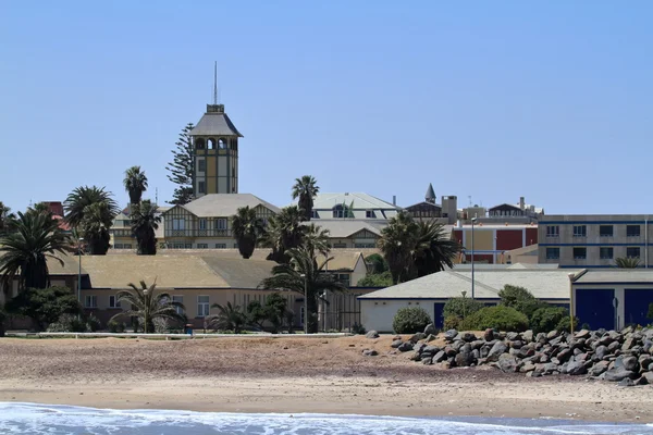 A cidade de Swakopmund na Namíbia — Fotografia de Stock