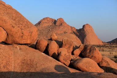 Namibya ülkesindeki Spitzkoppe