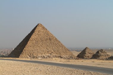 Mısır 'daki Giza Piramitleri ve Sfenksi