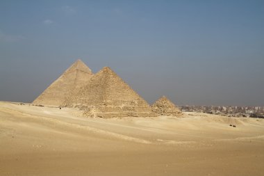 Mısır 'daki Giza Piramitleri ve Sfenksi