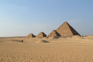 Mısır 'daki Giza Piramitleri ve Sfenksi