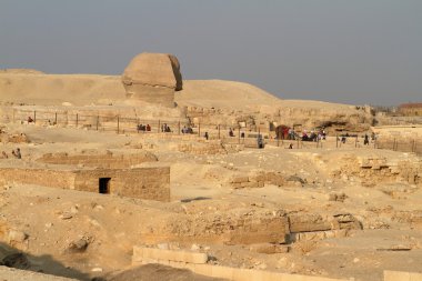 Mısır 'daki Giza Piramitleri ve Sfenksi