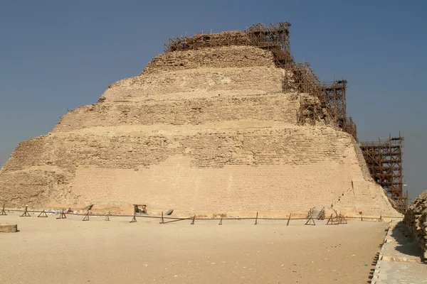 The temples and pyramids of Saqqara in Egypt — Stock Photo, Image