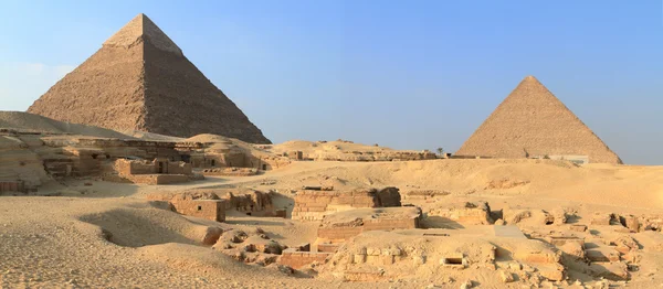 Piramida dan Sphinx dari Giza di Mesir — Stok Foto