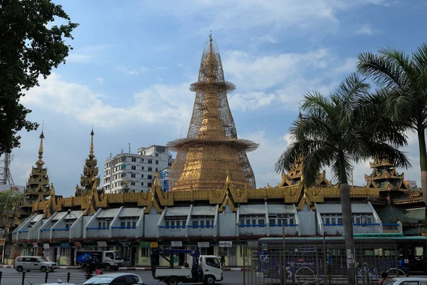 La pagoda Sule de Rangún en Myanmar —  Fotos de Stock