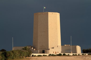 İtalyan savaş El Alamein Mısır anıt mezar