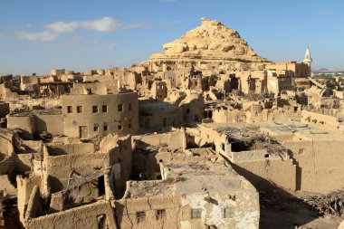 Eski vaha şehir Siwa Mısır Sahara