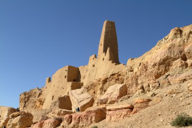 Siwa oasis kasaba Ammon Tapınağı