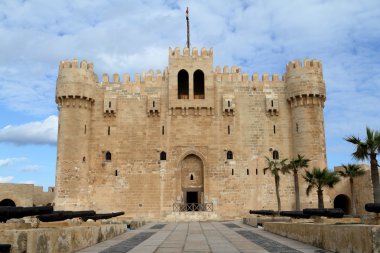 The Citadel of Alexandria in Egypt clipart