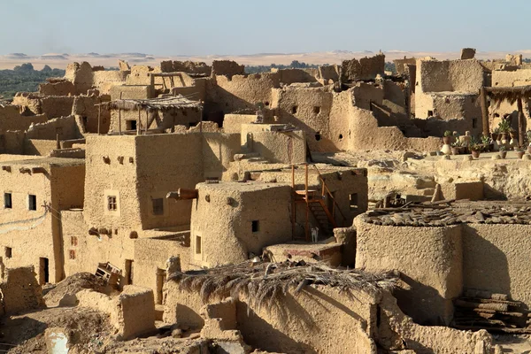 Den gamla oas stad Siwa i Egyptens Sahara — Stockfoto