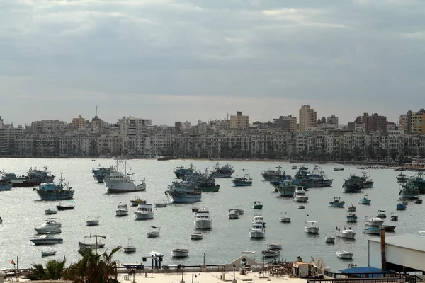 埃及的亚历山大港， — 图库照片
