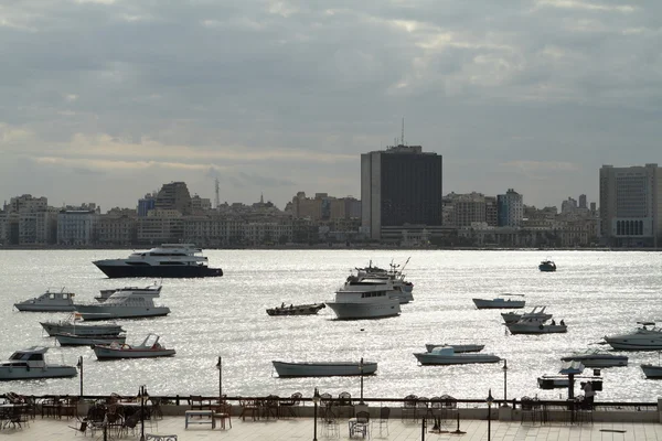 De stad Alexandrië in Egypte — Stockfoto