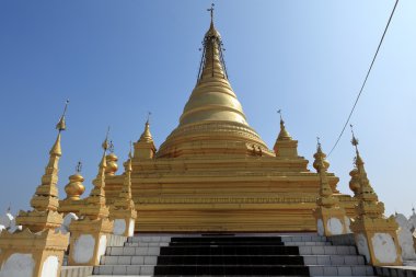 Budist tapınakları ve pagodadan Mandalay Myanmar