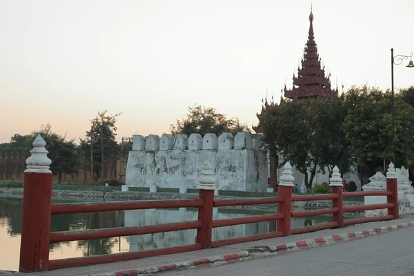 Van Mandalay nachts — Stockfoto