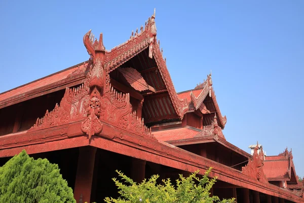 Royal Palace Mandalaj, Myanmar — Zdjęcie stockowe