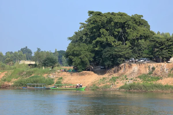 La rivière Irrawaddy au Myanmar — Photo