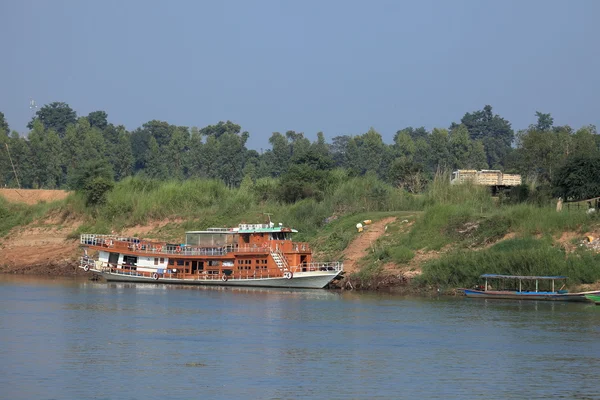 De rivier de Irrawaddy in Myanmar — Stockfoto