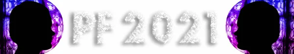 Boldog Évet 2021 Kártya Design Boldog Évet 2021 Ben Ragyogó — Stock Fotó