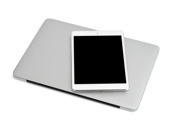 Laptop en Tablet PC — Stockfoto