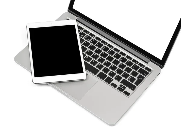 Laptop and tablet — Stock Photo, Image