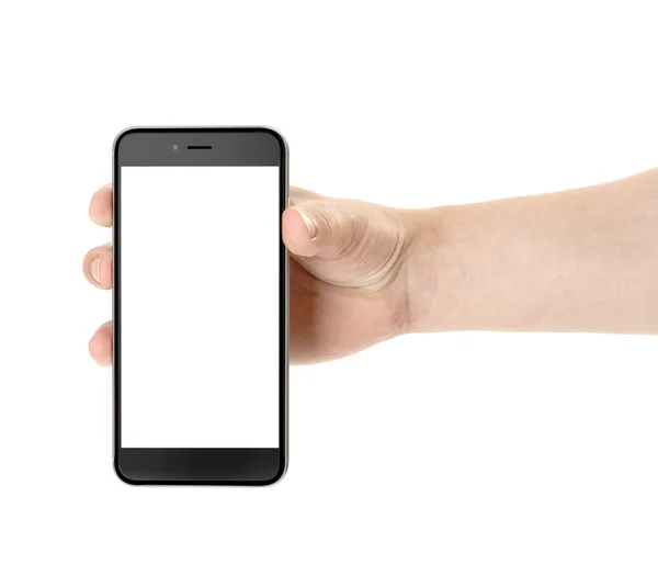 Smartphone en mano — Foto de Stock
