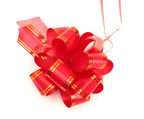 Gift red bow — Stock Photo, Image