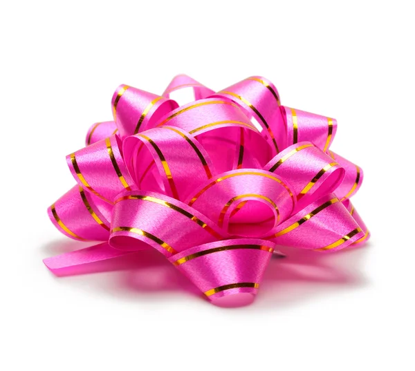 Gift pink bow — Stock Photo, Image