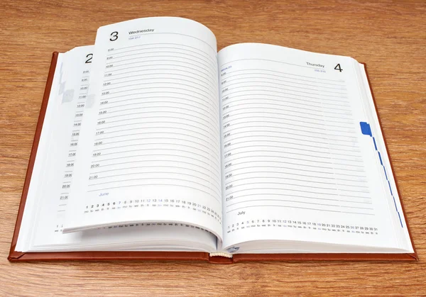 Dagelijkse planner — Stockfoto