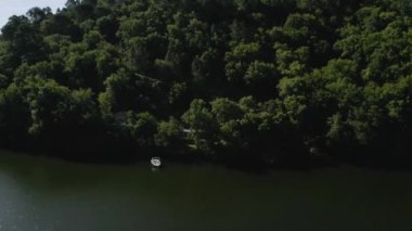 Ağacın önündeki bir işaret.