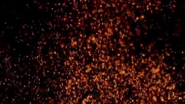 Un grupo de fuegos artificiales en el cielo — Vídeo de stock