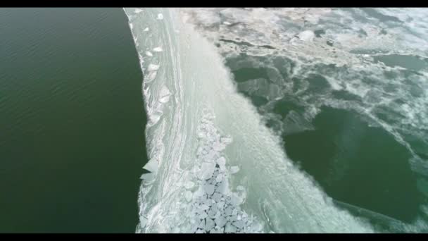 Przelot nad lodem — Wideo stockowe