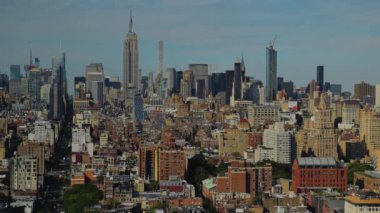 Bir şehir manzarası