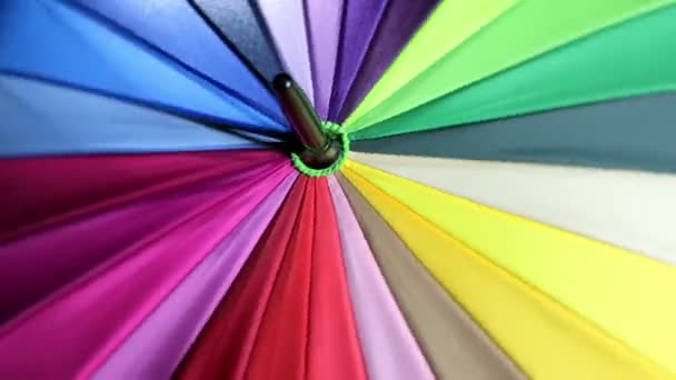 A close up of an umbrella — Stock Video