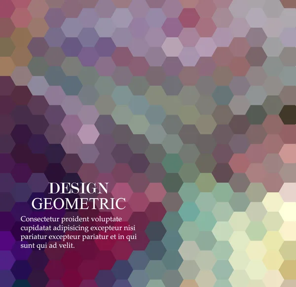 Ljusfärgade Hexagonal Honeycomb Abstrakt bakgrund. Broschyr, hemsida, flygblad design — Stock vektor
