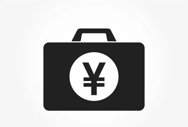 Analyse Rentabilisation Avec Signe Yen Japonais Finance Vectorielle Isolée Symbole — Image vectorielle