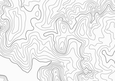 Topografik harita vektör arkaplanı. Dağlar harita dizaynı. Coğrafi ve haritalı desen