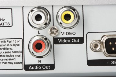 Audio Video Inputs clipart