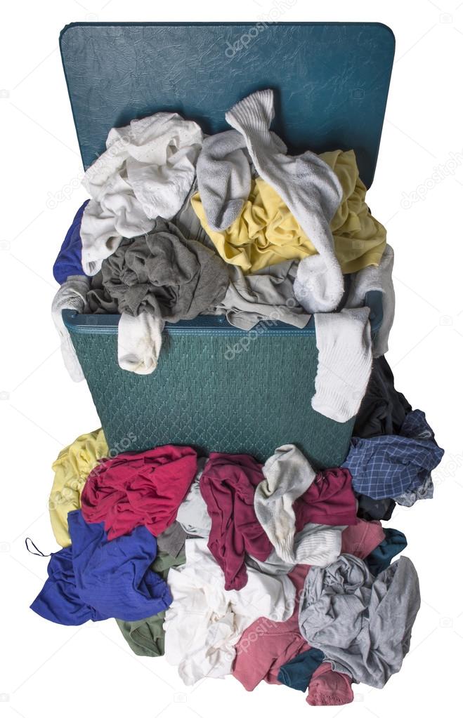 Dirty Laundry in Hamper