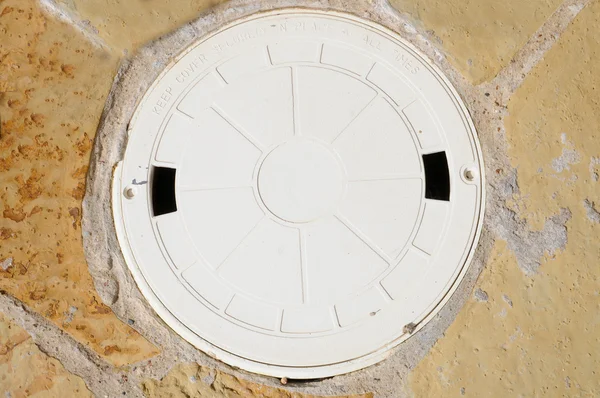 Pool skimmer lid — Stock Photo, Image