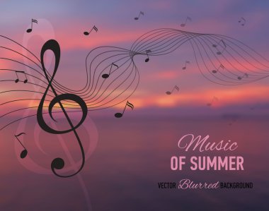 Müzik afiş arka plan bulanık ile