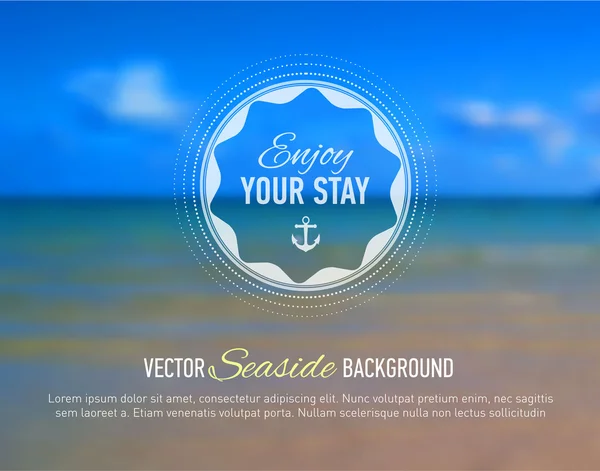 Summer web-design template. — Stock Vector