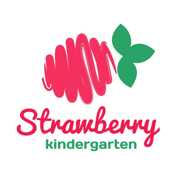 Logo für Kindergarten und Familientagespflege. — Stockvektor
